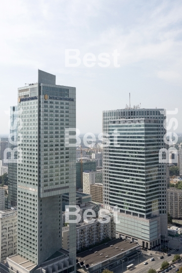 Skyscrapers in Warsaw