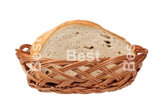 Sliced loaf of bread