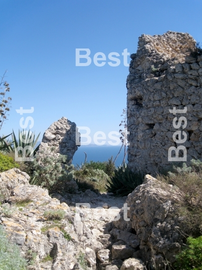 Spanish watchtower in Porto Giunco