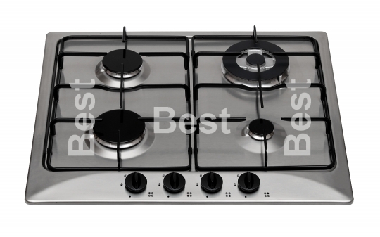 Stainless steel gas hob