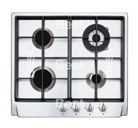 Stainless steel gas hob