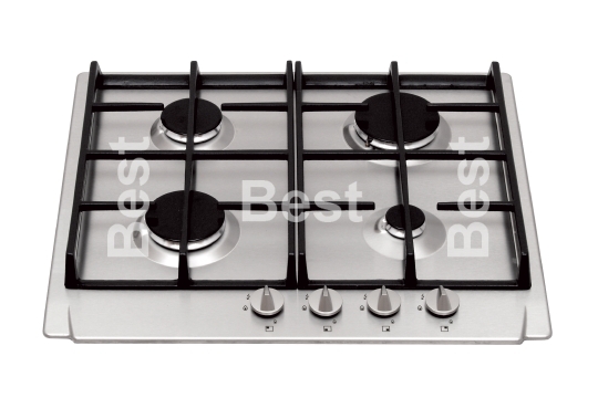 Stainless steel gas hob