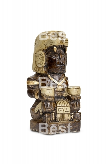 Statue of Mayan god