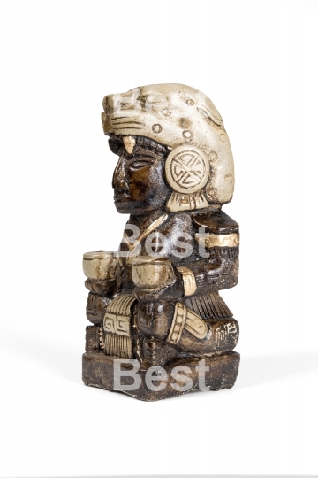 Statue of Mayan god