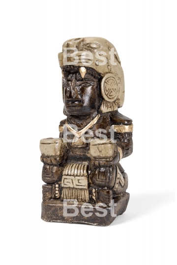 Statue of Mayan god