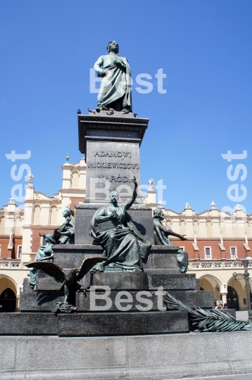 Statue of the Polish poet Adam Mickiewicz