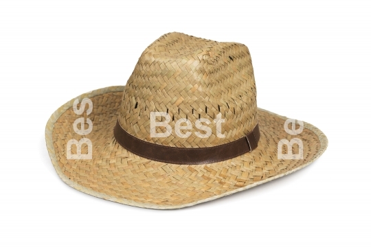 Straw cowboy hat