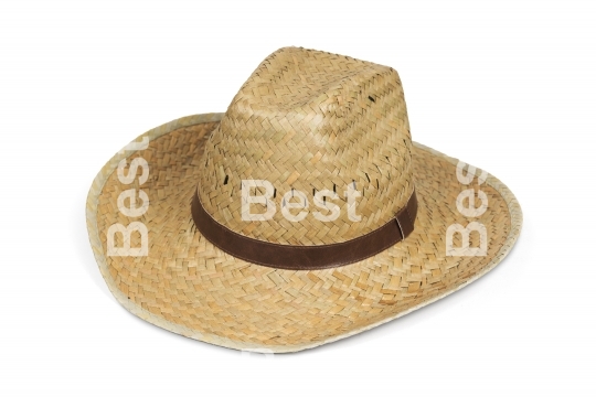 Straw cowboy hat