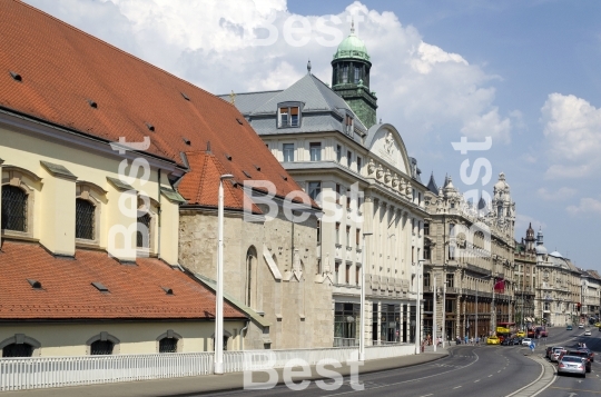 Street view in Budapest