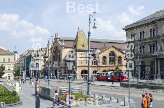 Street view in Budapest