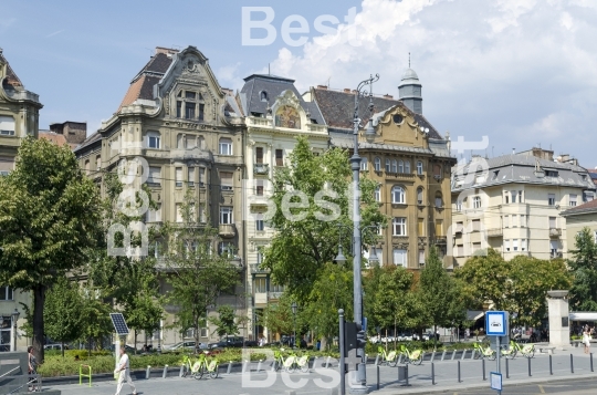 Street view in Budapest