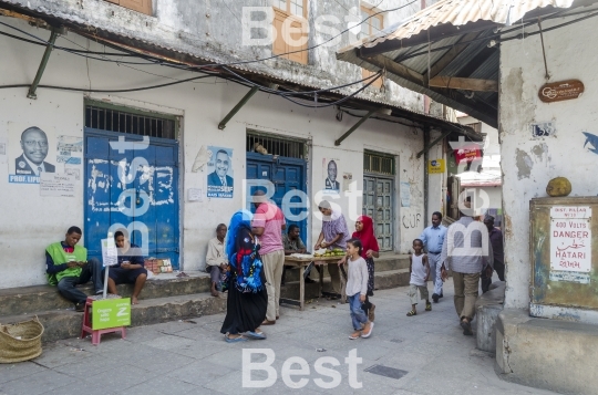 Street view of Stone Town