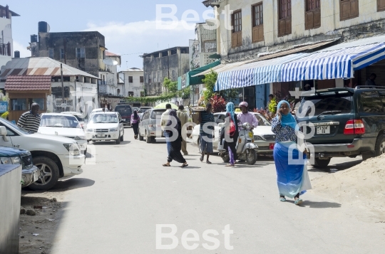 Street view of Stone Town