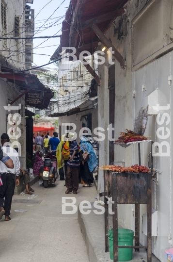 Street view of Stone Town