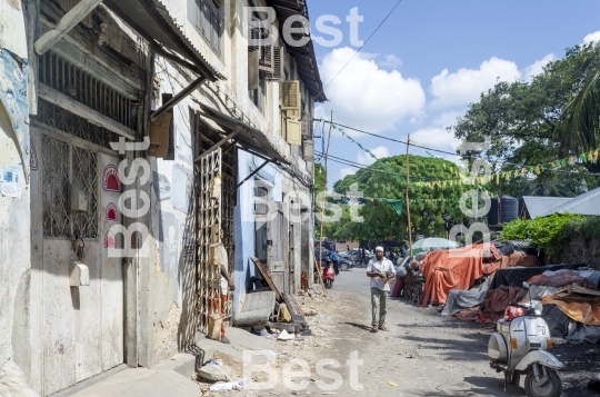 Street view of Stone Town