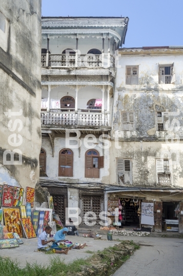 Street view of Stone Town