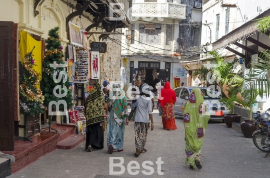 Street view of Stone Town