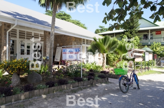 Streets of La Passe on La Digue Island