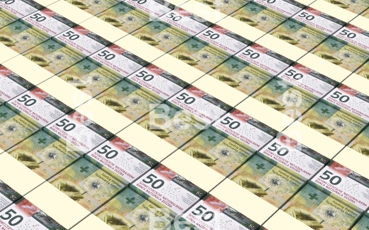 Swiss money stacks background