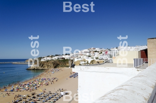 The beach in Albufeira