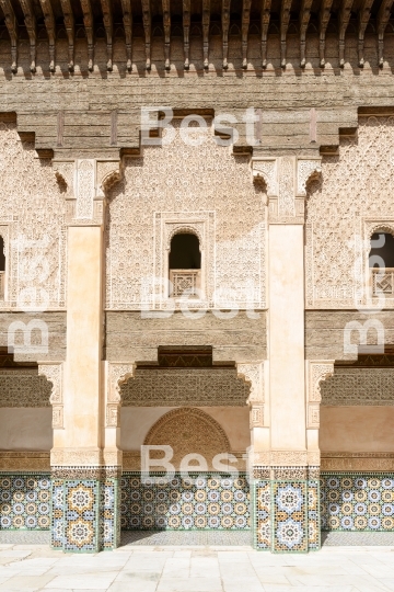 The Ben Youssef Madrasa in Marrakesh