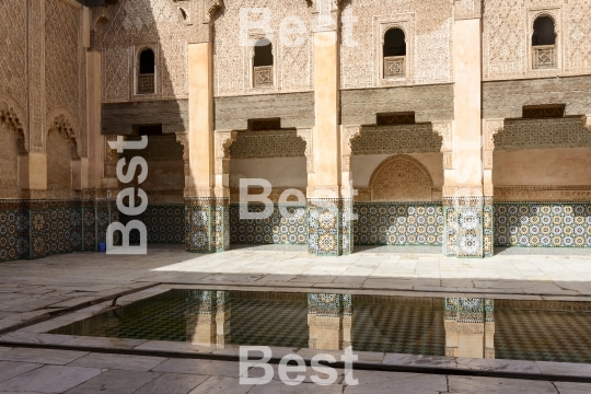 The Ben Youssef Madrasa in Marrakesh