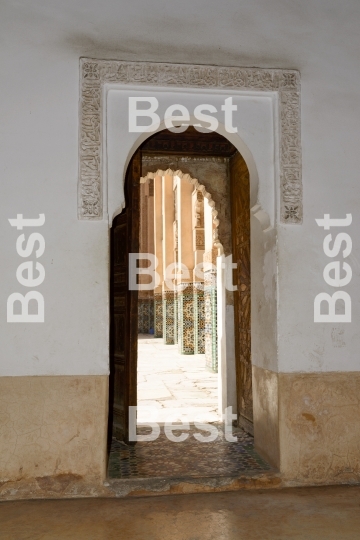 The Ben Youssef Madrasa in Marrakesh