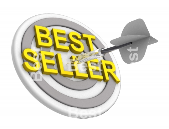 The concept of bestseller sign.