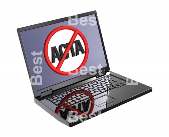 The concept of opposition to Trade Agreement ACTA inside internet