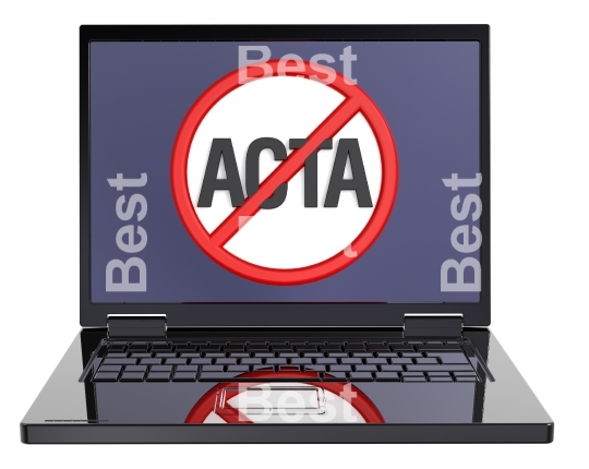 The concept of opposition to Trade Agreement ACTA inside internet