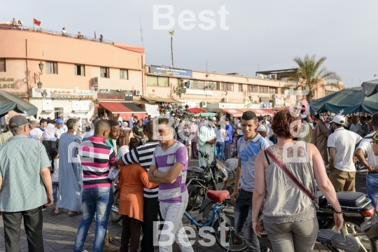 The Djemaa el Fna in Marrakesh