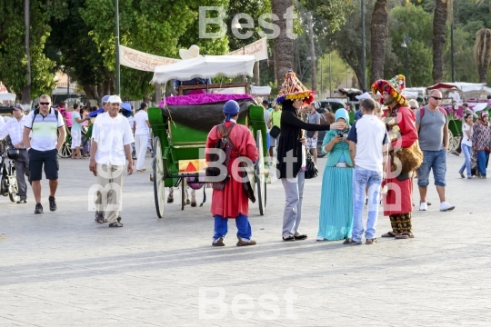 The Djemaa el Fna in Marrakesh