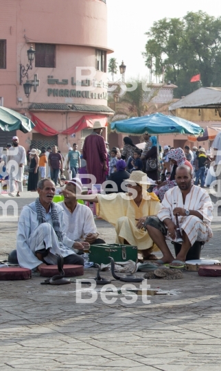 The Djemaa el Fna in Marrakesh