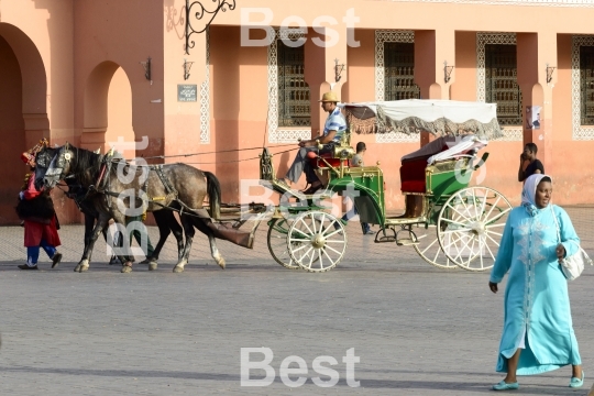 The Djemaa el Fna in Marrakesh