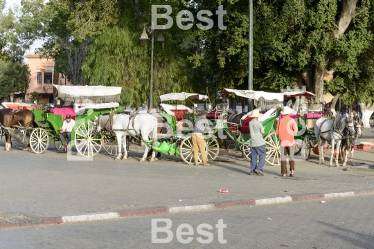 The Djemaa el Fna in Marrakesh