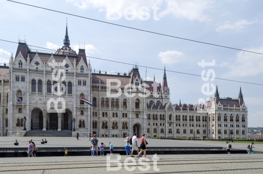 The Parliament building in Budapest