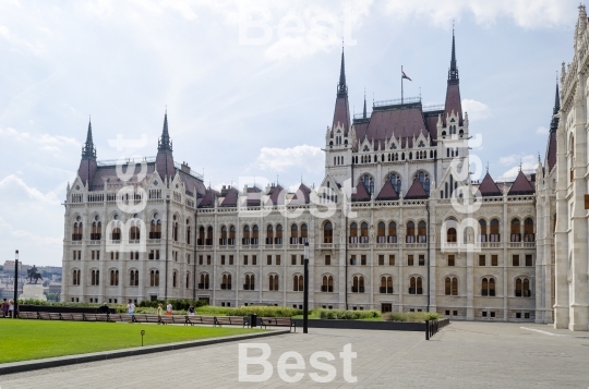 The Parliament building in Budapest, Hungary