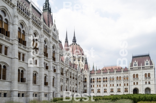 The Parliament building in Budapest, Hungary