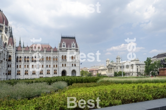 The Parliament building in Budapest, Hungary