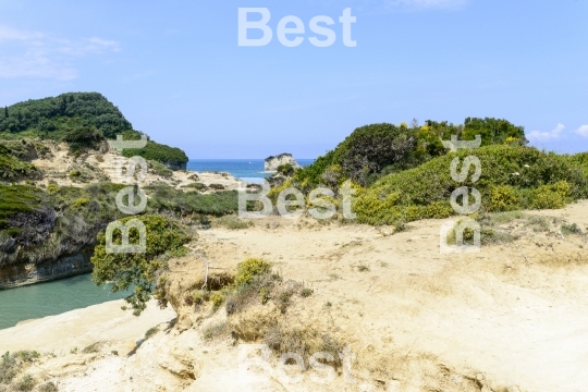 The picturesque cliffs near Sidari 