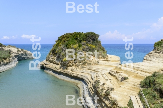 The picturesque cliffs near Sidari 