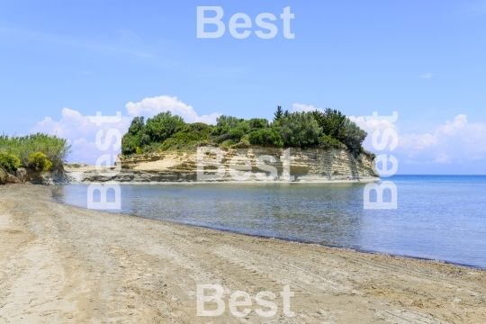 The picturesque cliffs near Sidari 