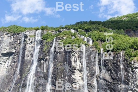 The seven sisters waterfall