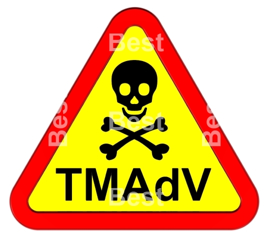TMAdV virus - warning sign.