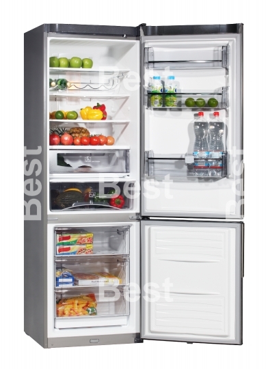 Two door INOX refrigerator