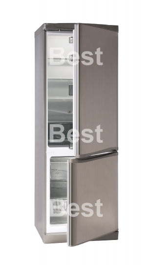 Two door INOX refrigerator