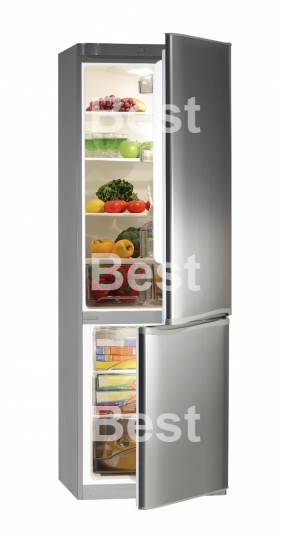 Two door INOX refrigerator