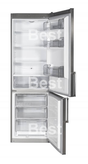 Two door INOX refrigerator