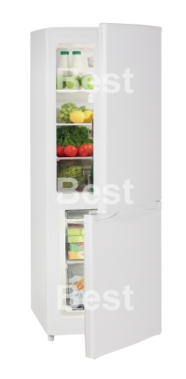 Two door white refrigerator