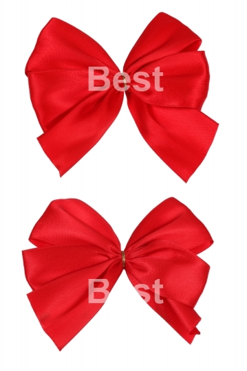 Two red bows